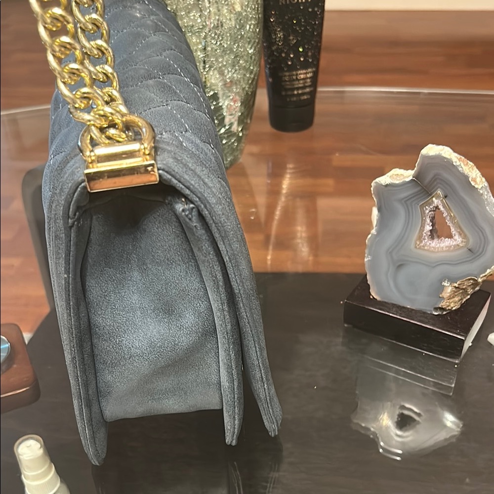 Bebe Quilted Blue Shoulder Bag…SEND OFFERS Pls!! - Picture 4 of 8